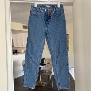 Zara high waisted mom jeans size 38 / 6 usa blue jeans